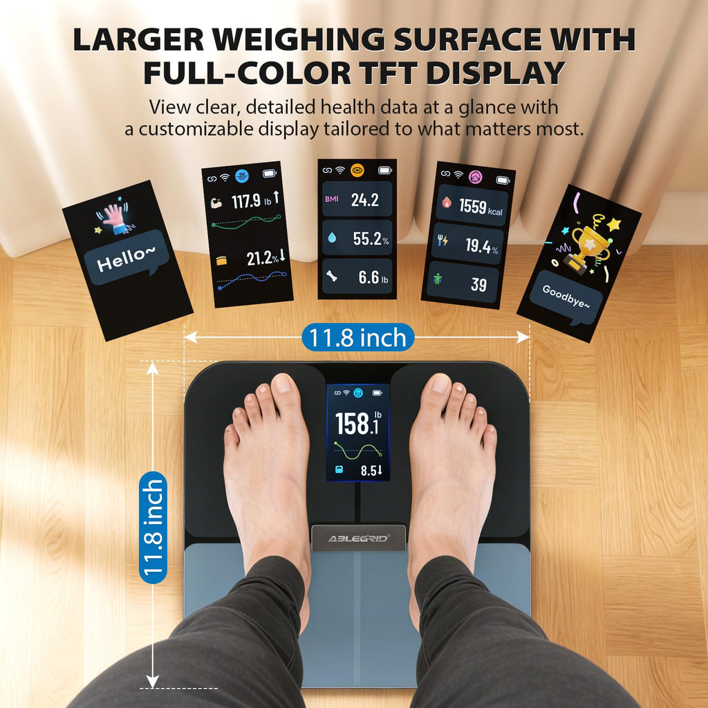 WiFi Smart Bathroom Scale 500 lb W6058