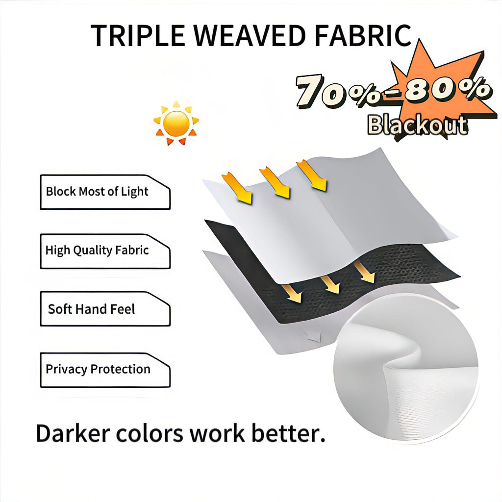 Extra Wide Blackout Thermal Curtain Panel with Back Tab & Rod Pocket, 100 x 84 Inches, Greyish White E1078