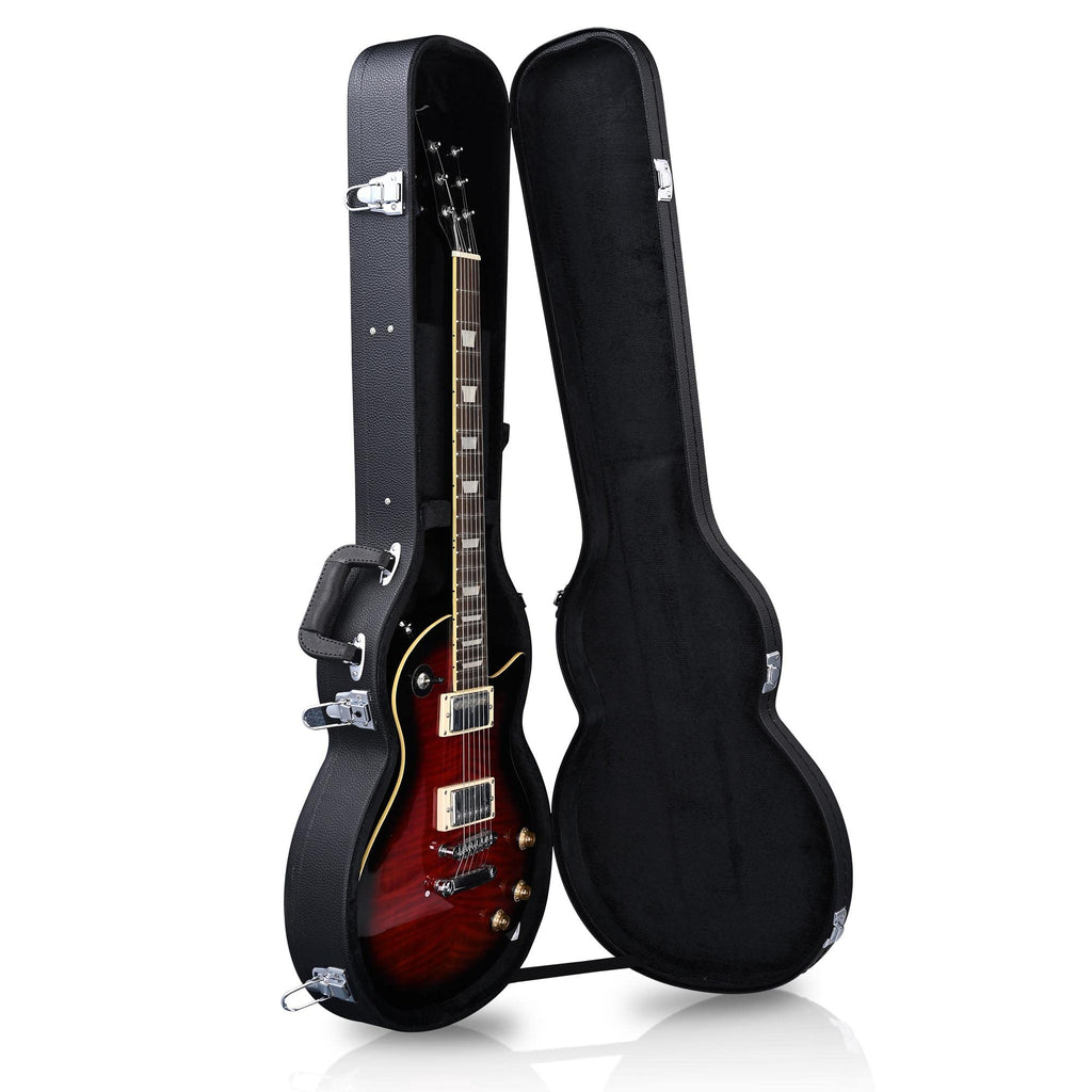 Electric Guitar Case Wooden Hard Shell Case With Lock X8857
