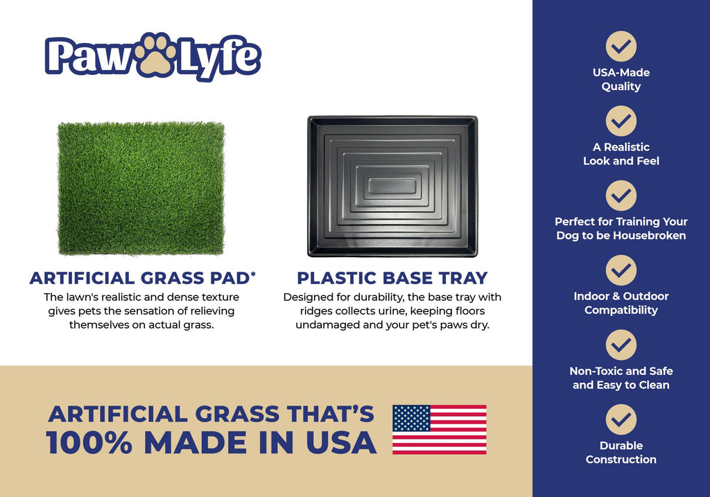 Artificial Grass Dog Potty with Tray O353