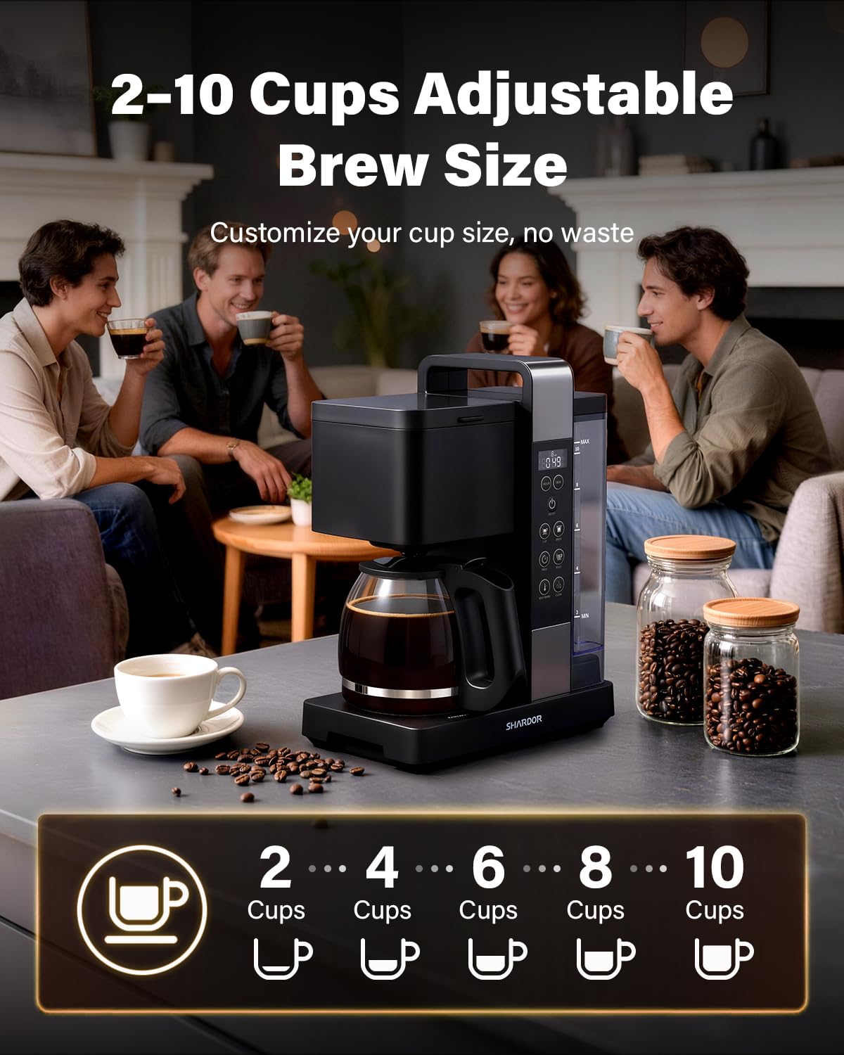 10-Cup Programmable Drip Coffee Maker H27727