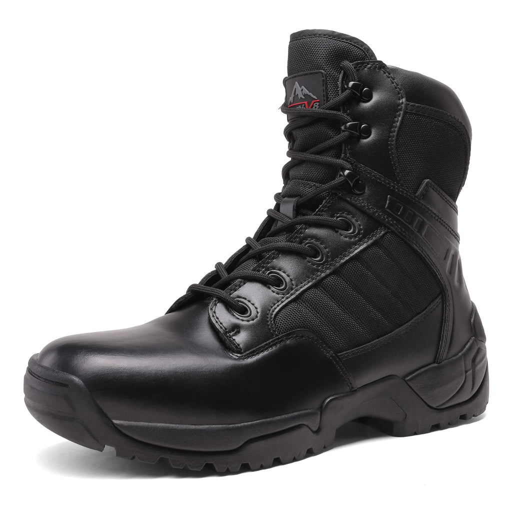 Men's Side Zipper Tactical Work Boots W5011