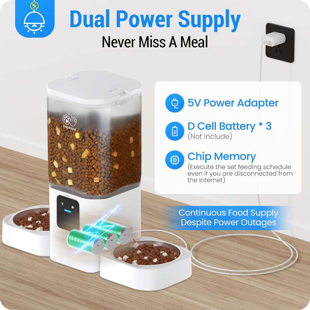 Automatic Cat Feeder 5G WiFi 29 Cup T60928