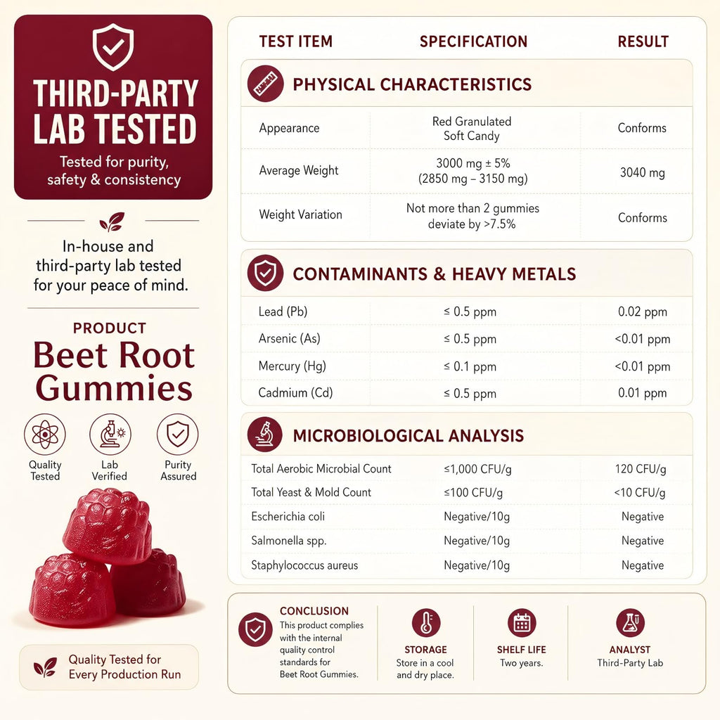 Beet Root Gummies 60 Count A196692