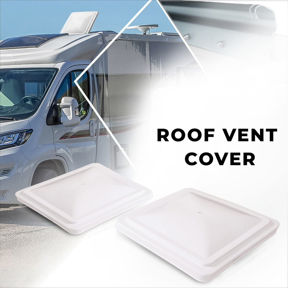 White 2 Pack Roof Vent Cover Z857