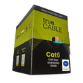 Blue 1000ft Cat6 Riser UTP Bulk Ethernet Cable O940