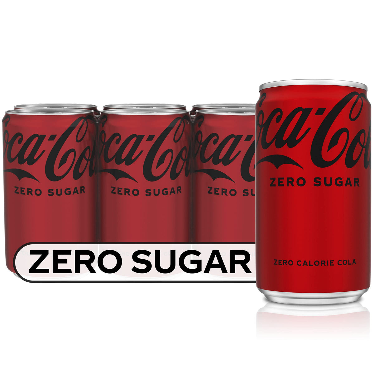 Coke Zero Sugar Mini-Can 7.5 fl oz 12 Pack O292279