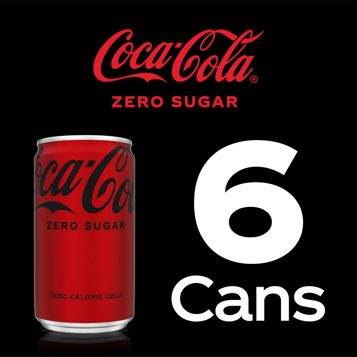 Coke Zero Sugar Mini-Can 7.5 fl oz 12 Pack O292279