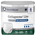 White 2XL Daytime Underwear 12 Count R3872