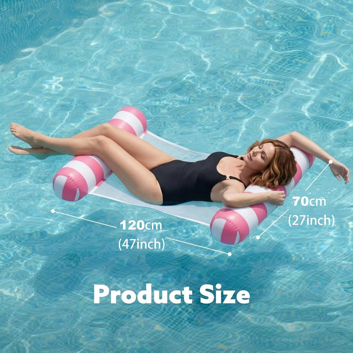 5 Pack Inflatable Pool Floats Adult Size Water Hammock K9389