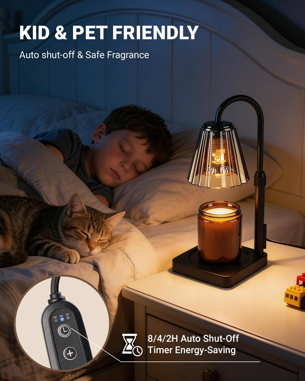 Candle Warmer Lamp with Timer D1397