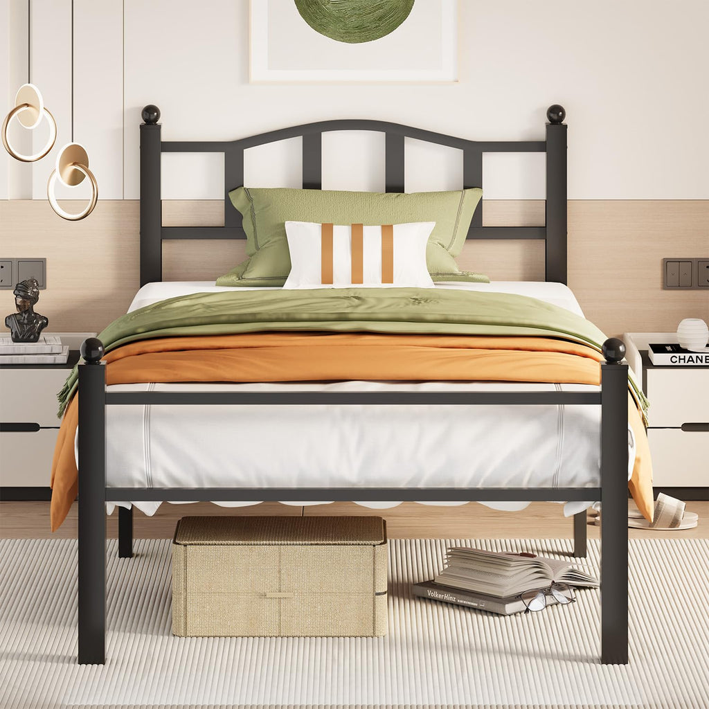 Twin Bed Frames with Headboard F353