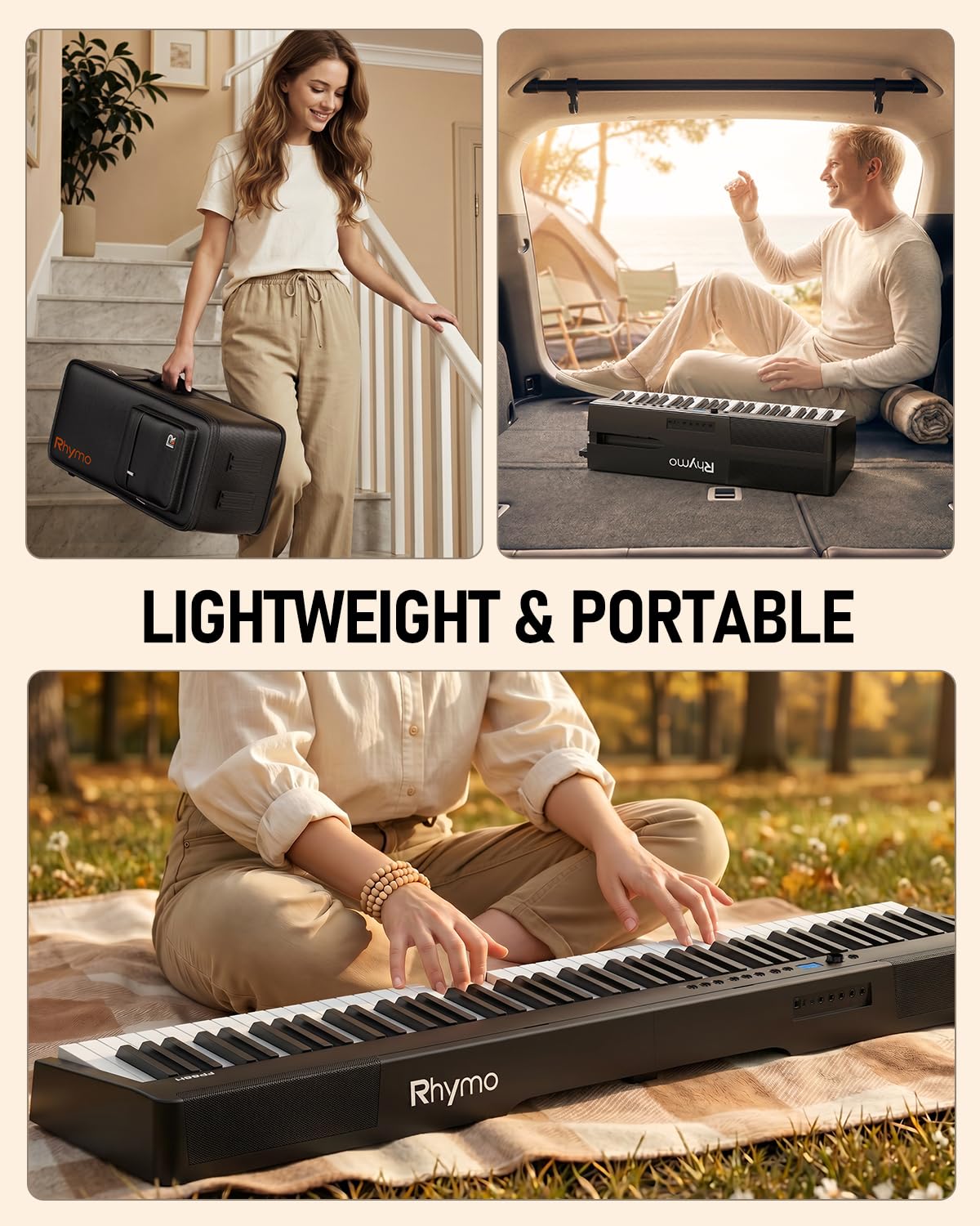 Folding 88-Key Weighted Digital Piano C355161