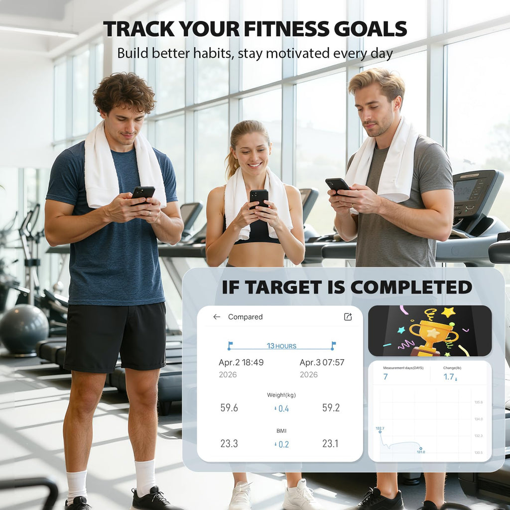 WiFi Smart Bathroom Scale 500 lb W6058