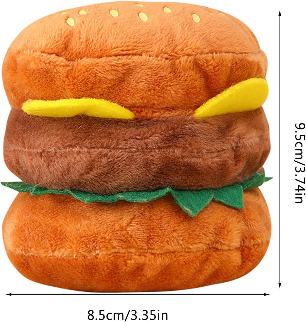 Hamburger Shape Dog Squeaky Toy Y218722