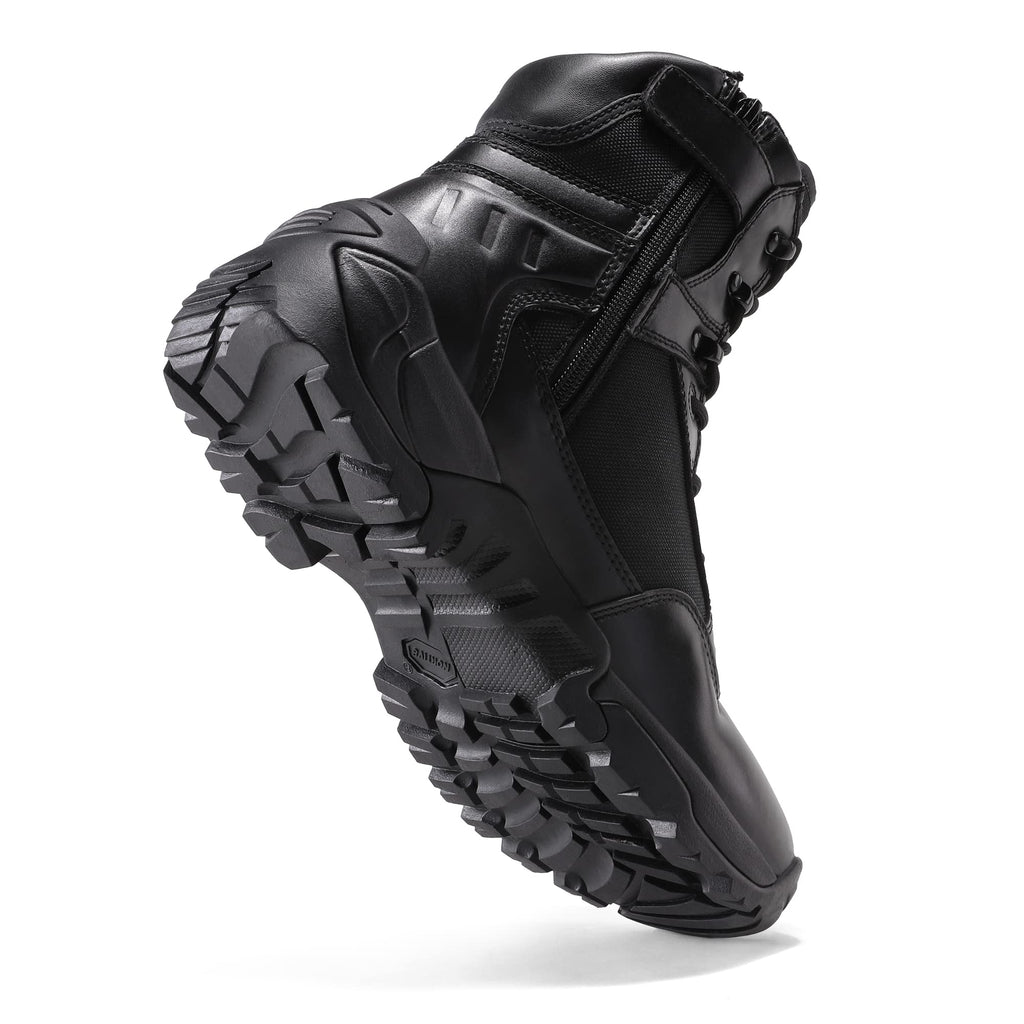 Men's Side Zipper Tactical Work Boots W5011