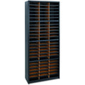 72 Compartment Black Literature Organizer M8766