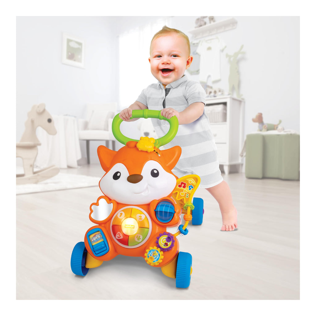 2-in-1 Baby Push Walker & Ride-On with Shape Sorter S5469