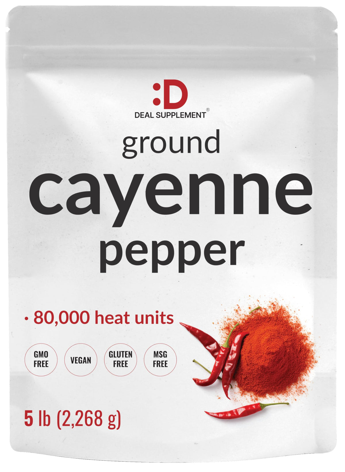 Ground Cayenne Pepper Powder, 5 Pounds T7864