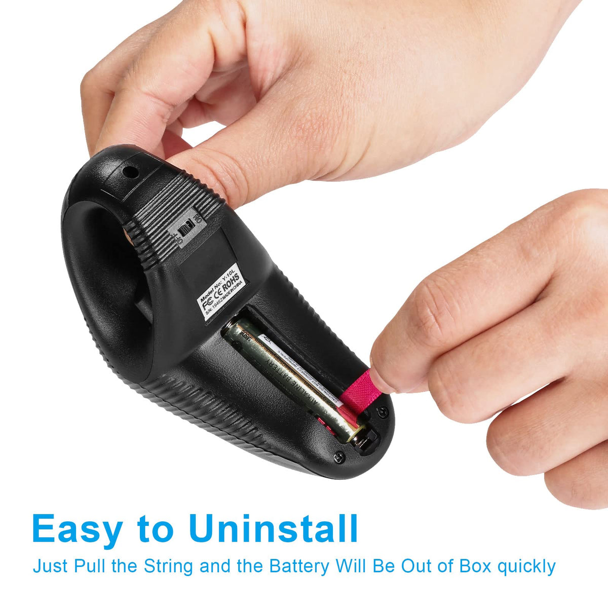 Wireless USB Handheld Finger Trackball Mouse O6318