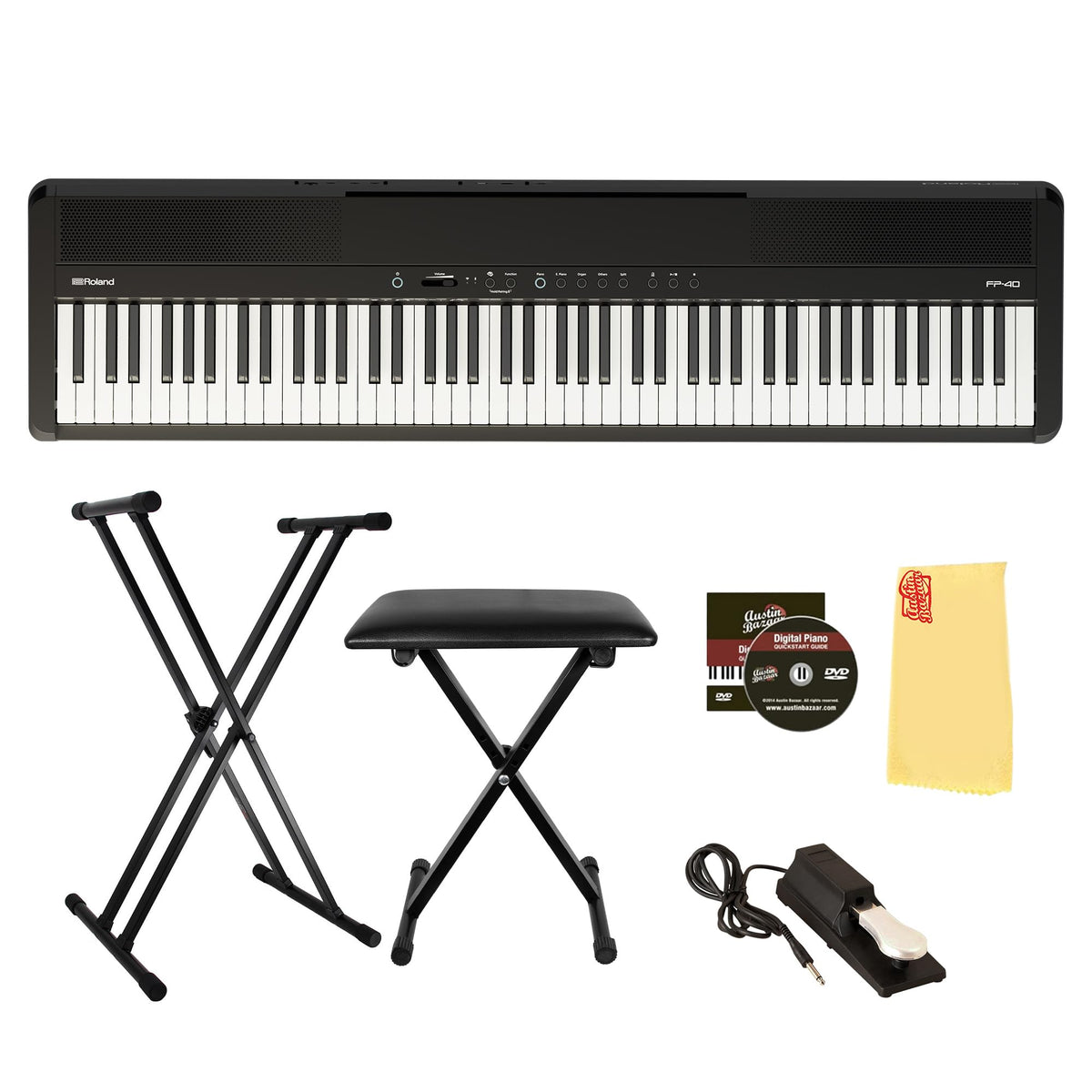88-Key Digital Piano Black O707