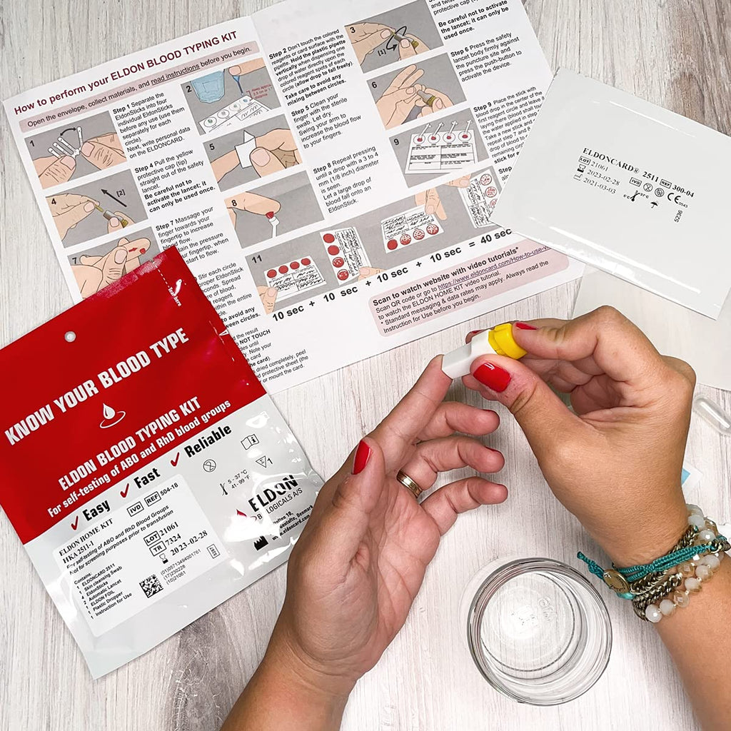 Home Blood Typing Kit P386038