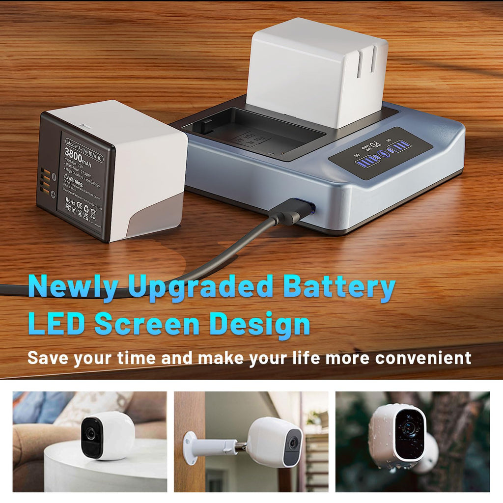3800mAh Rechargeable Lithium Battery with Charger Station C916074