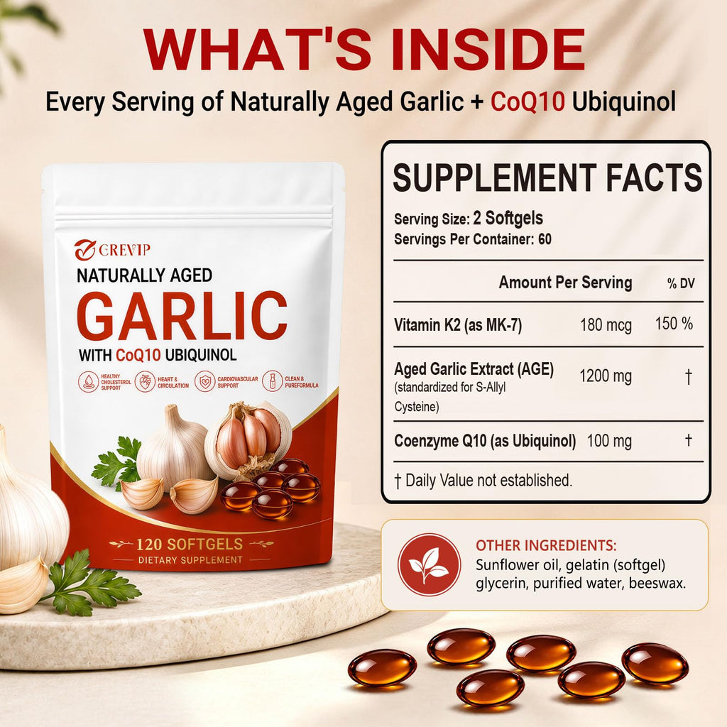Odorless Garlic Extract Softgels 120Ct B494