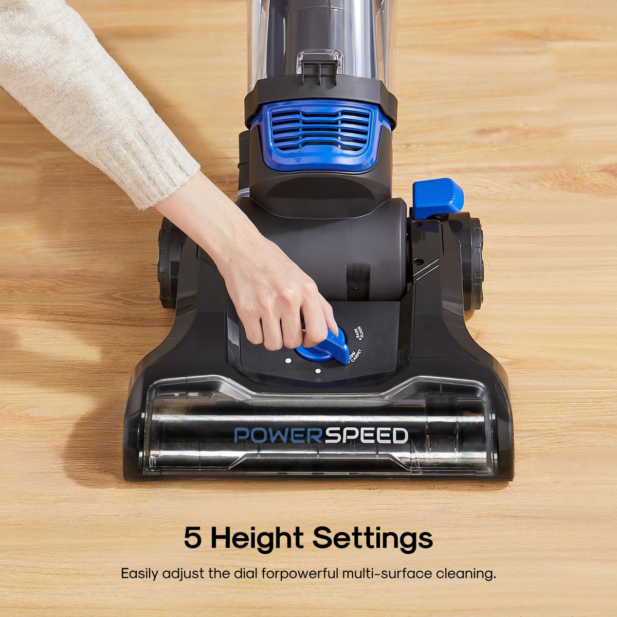Lightweight Upright Vacuum Cleaner for Carpet and Hard Floor Z513602