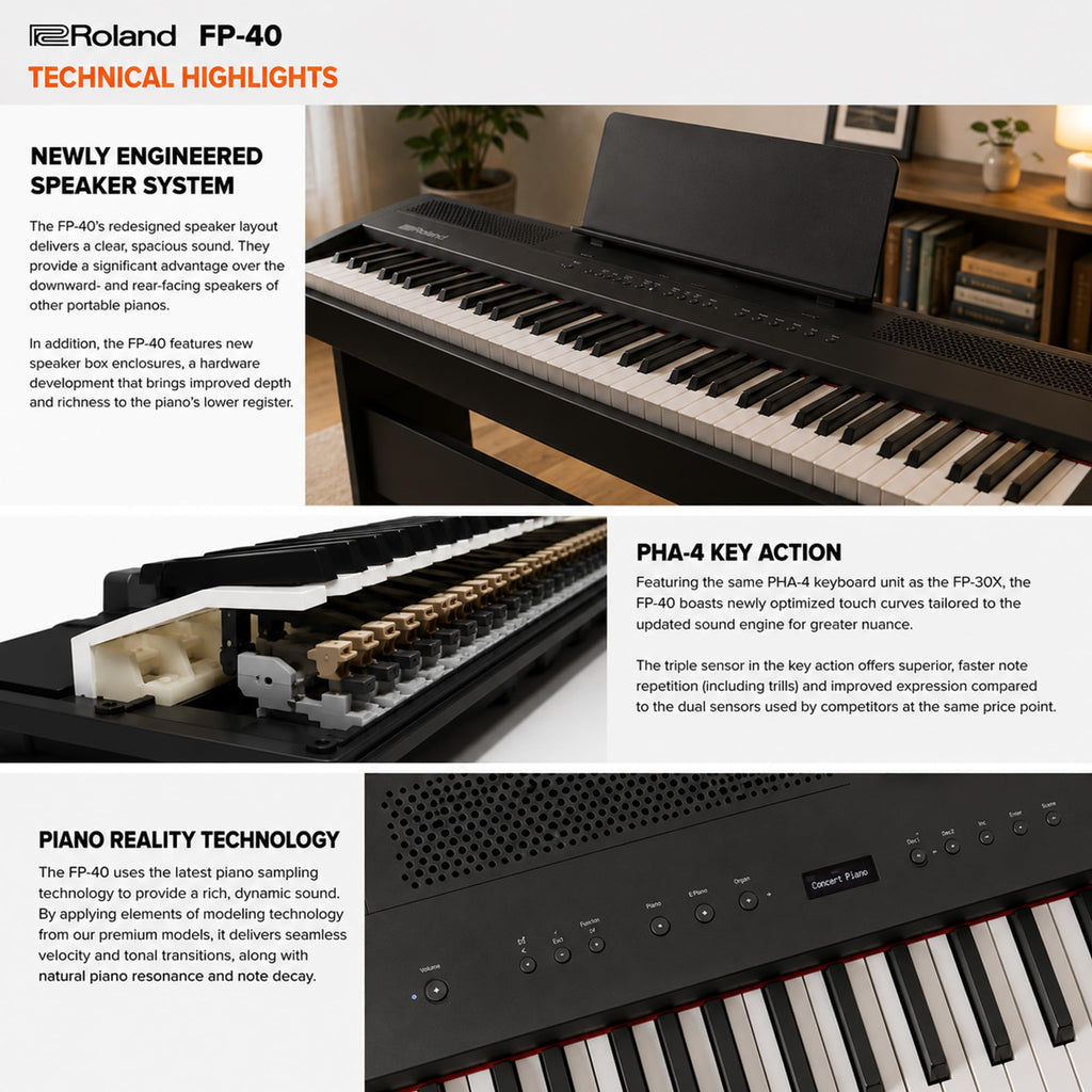 88-Key Digital Piano Black O707