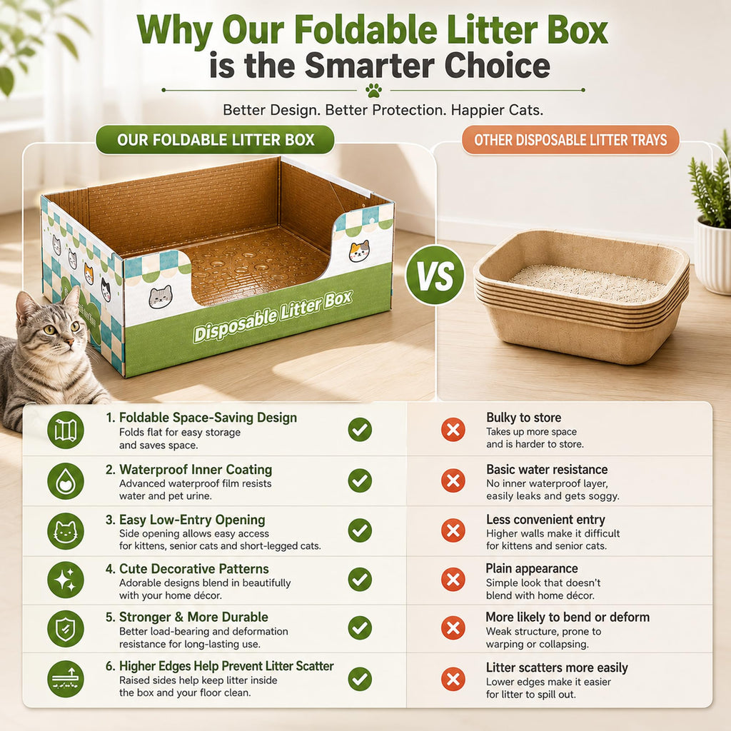 6-Pack Disposable Litter Box P866764