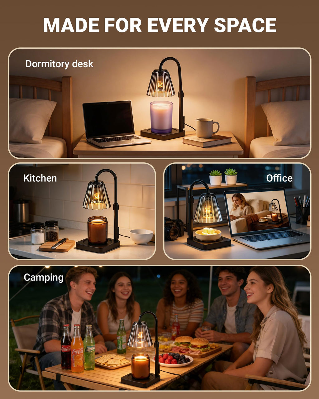 Candle Warmer Lamp with Timer D1397