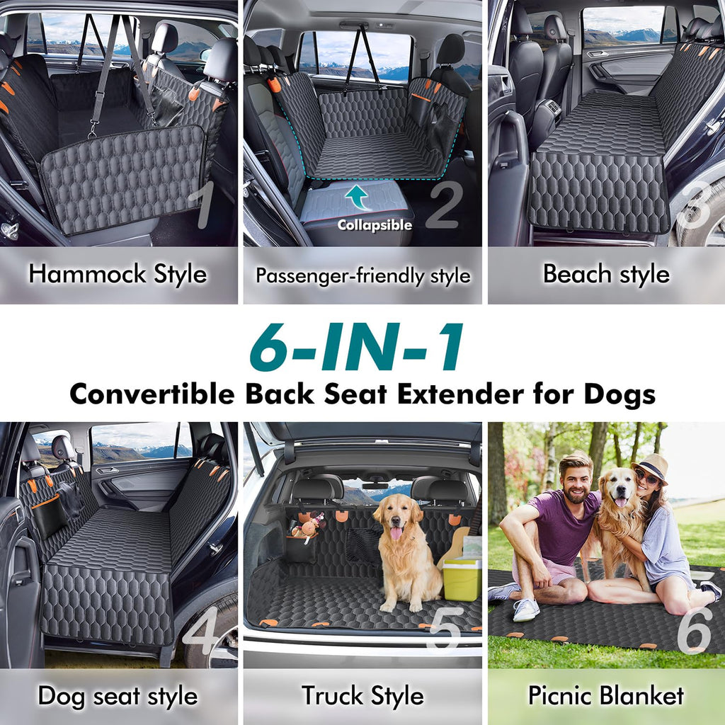 XL Waterproof Dog Back Seat Extender T103