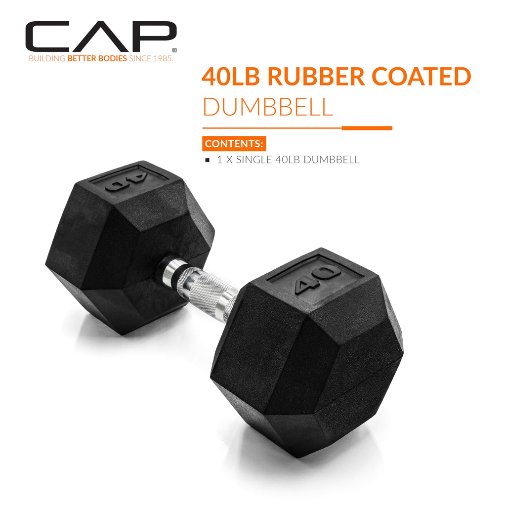 Rubber Coated Hex Dumbbell A234069