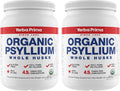 Organic Whole Psyllium Husks Fiber 20 oz Pack of 2 D3094