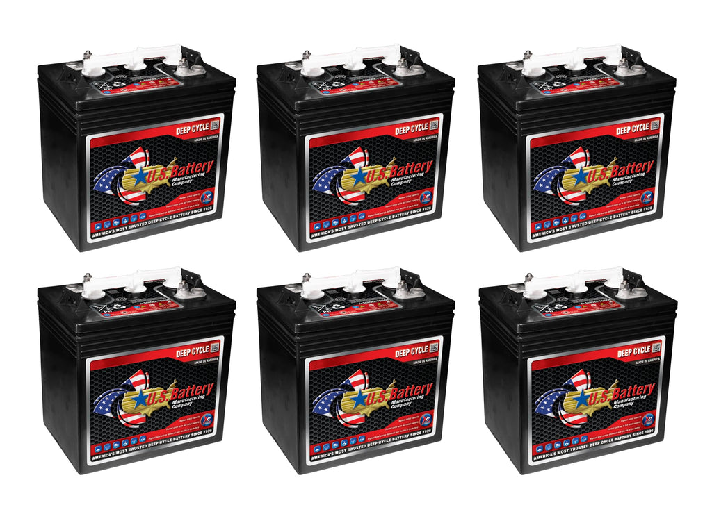 6V Deep Cycle Battery, Pack of 6 I51184