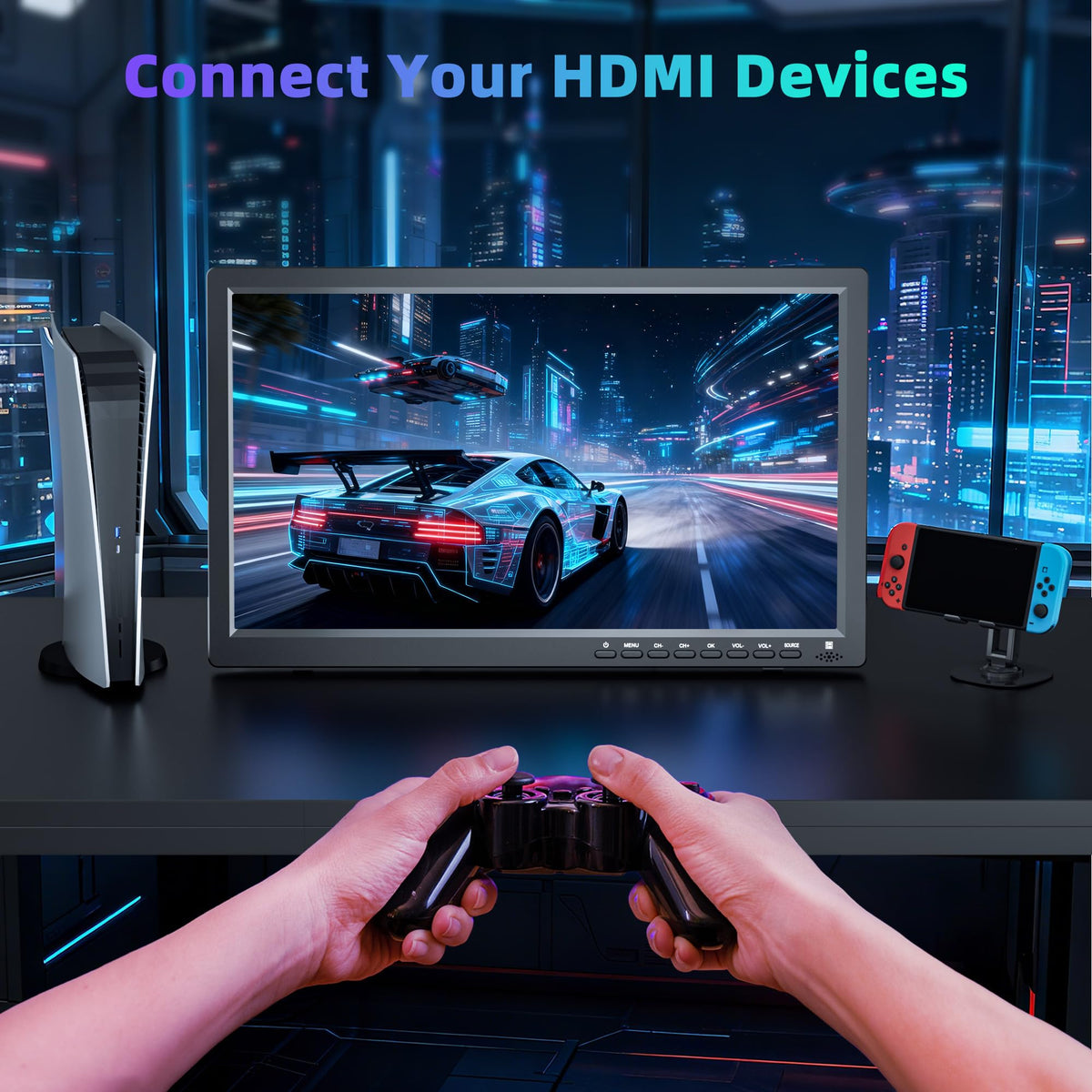 15.6 inch Portable TV with Antenna K207391