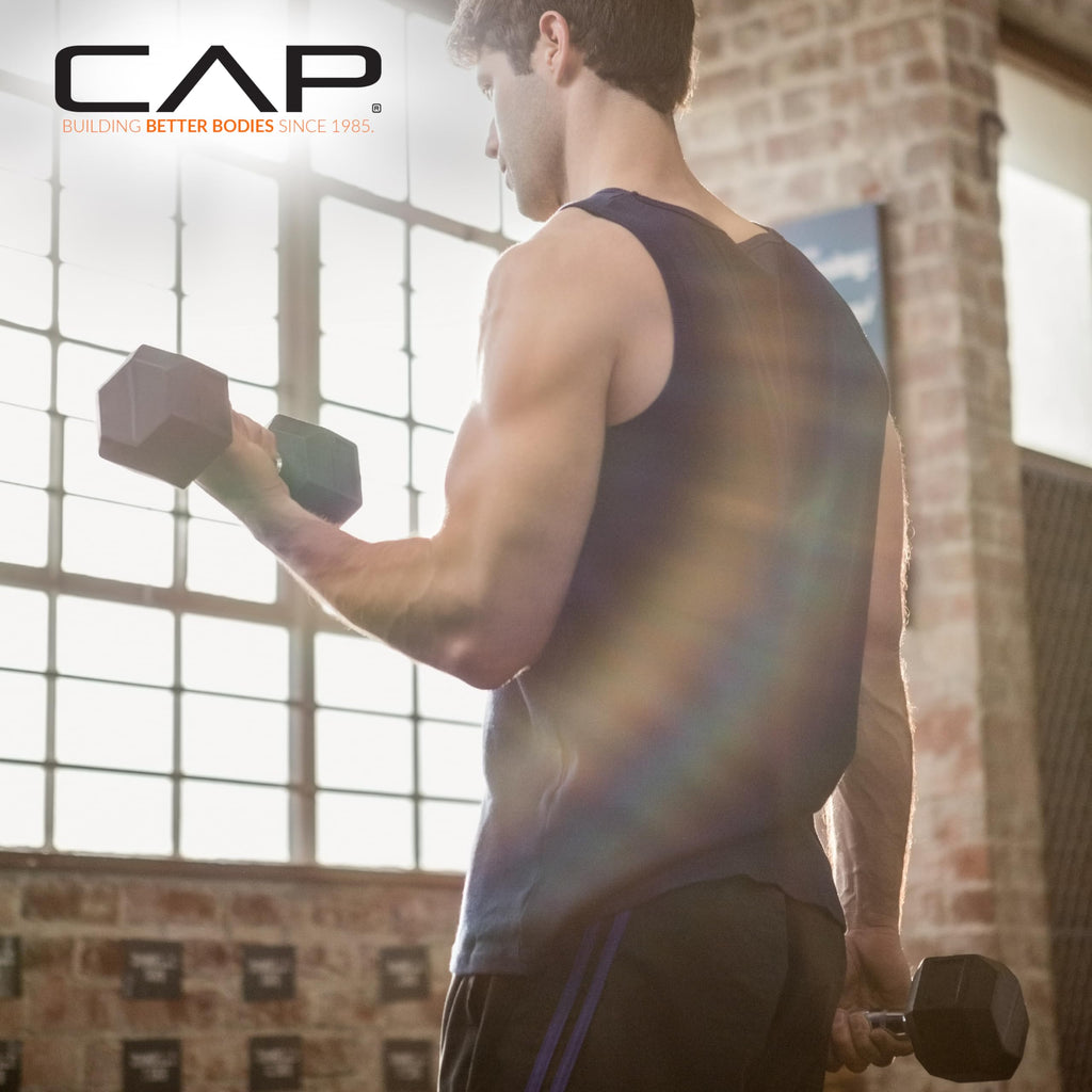 Rubber Coated Hex Dumbbell A234069