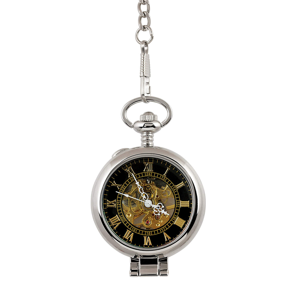 U.S. Coin Pocket Watch with Skeleton Movement T8350