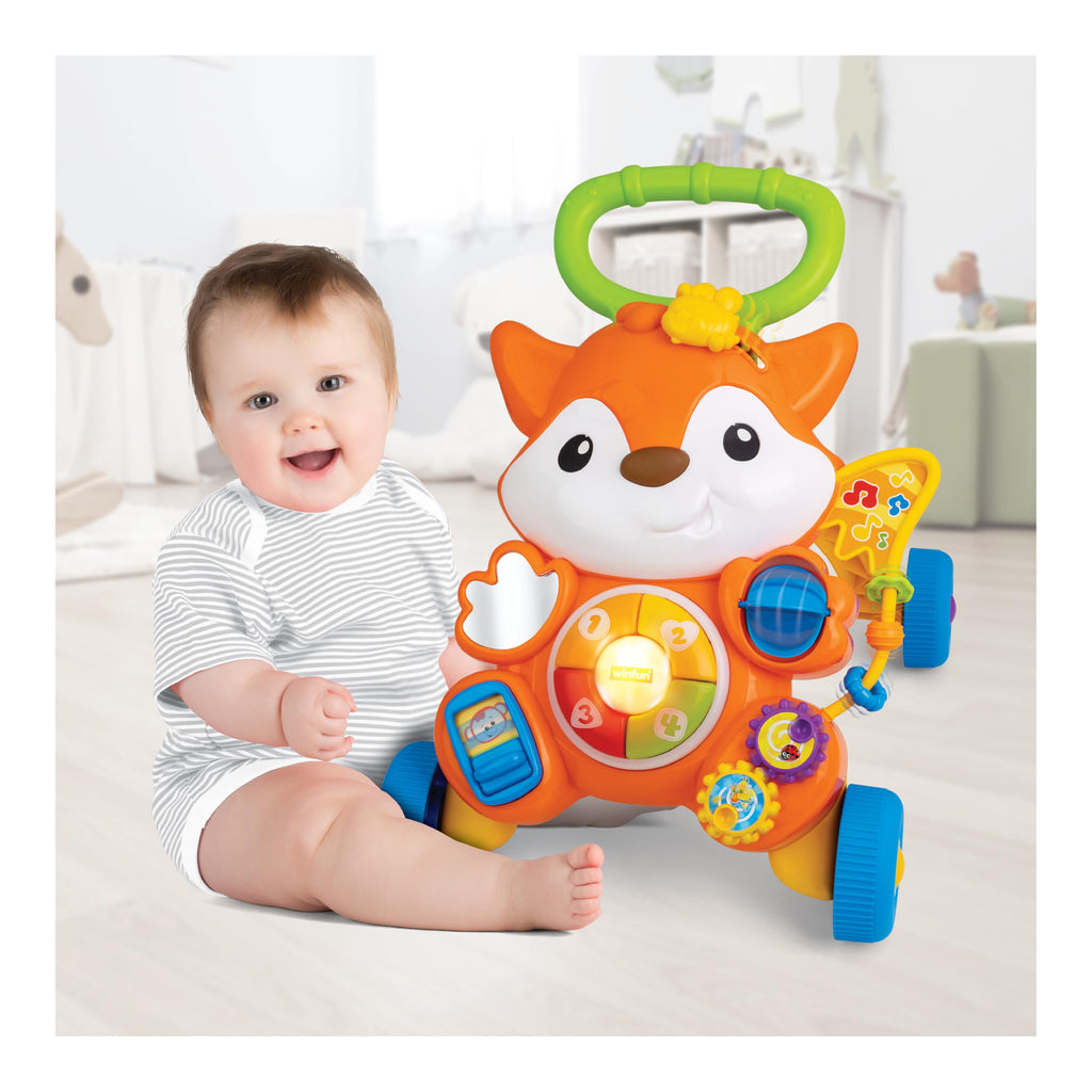 2-in-1 Baby Push Walker & Ride-On with Shape Sorter S5469