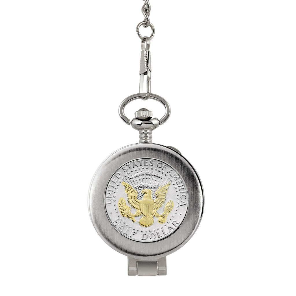 U.S. Coin Pocket Watch with Skeleton Movement T8350