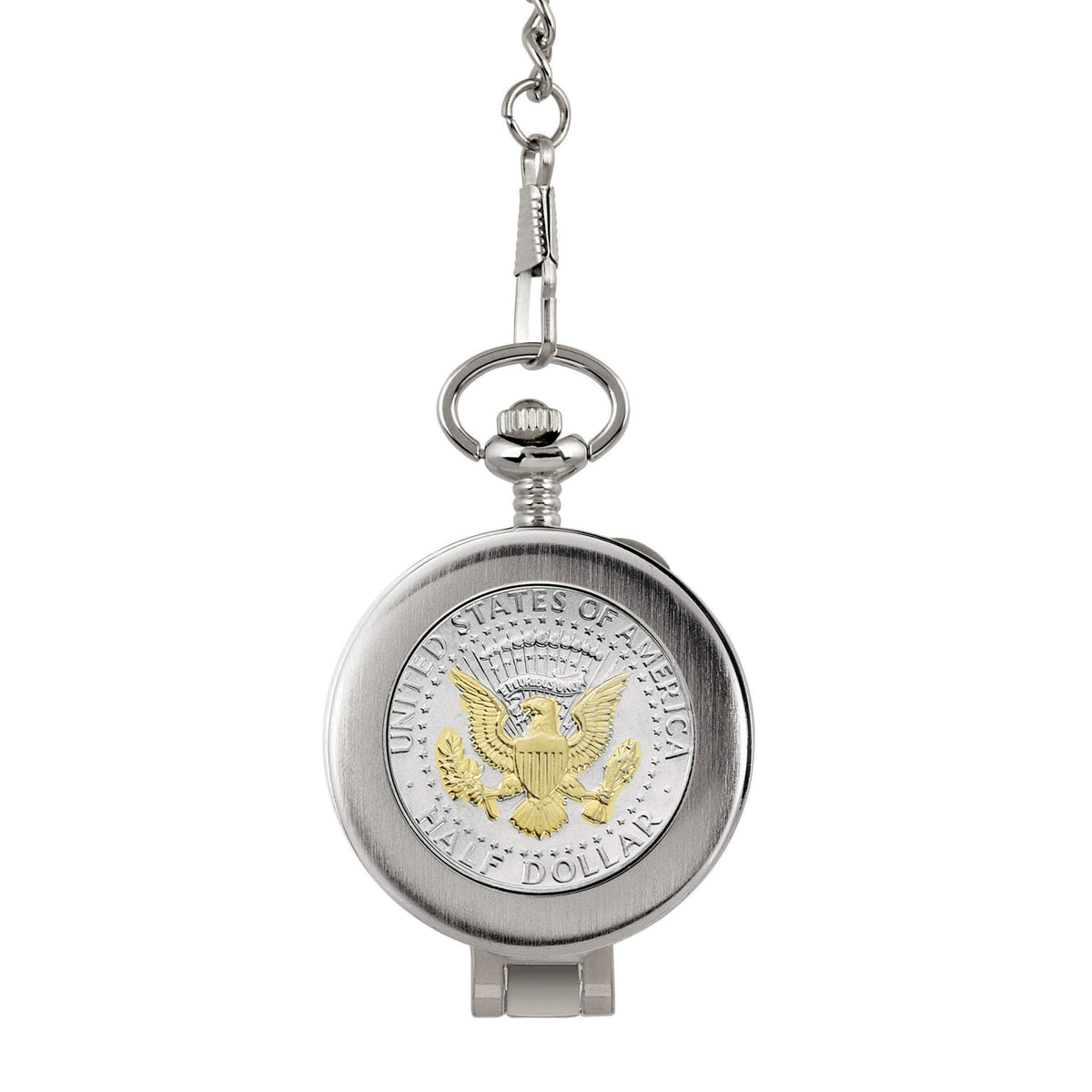 U.S. Coin Pocket Watch with Skeleton Movement T8350