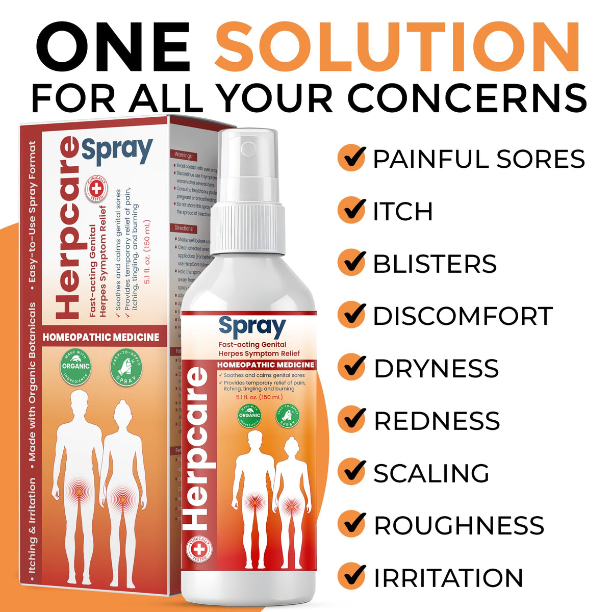Genital Herpes Relief Spray R86679