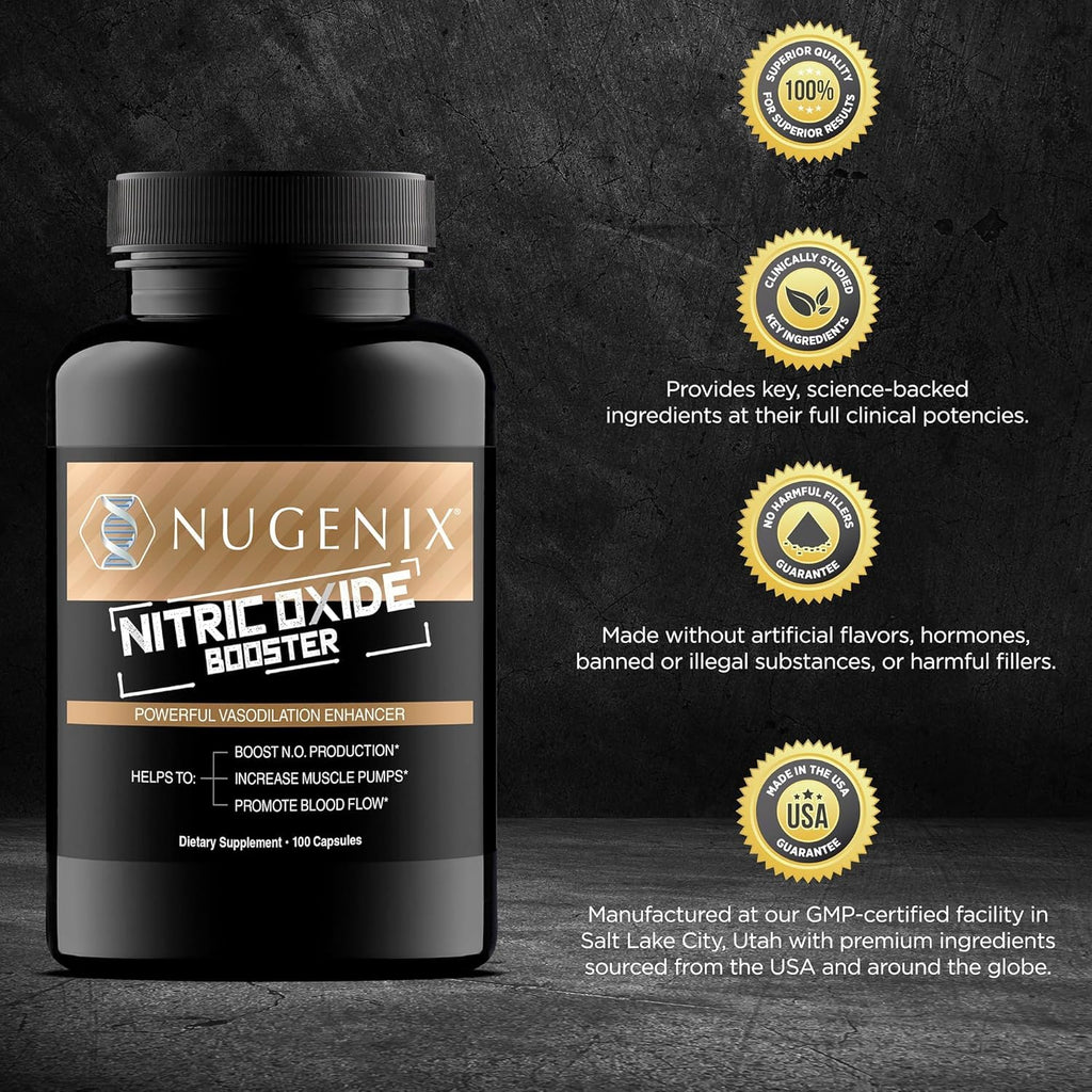 Nitric Oxide Booster Supplement 100ct W7775