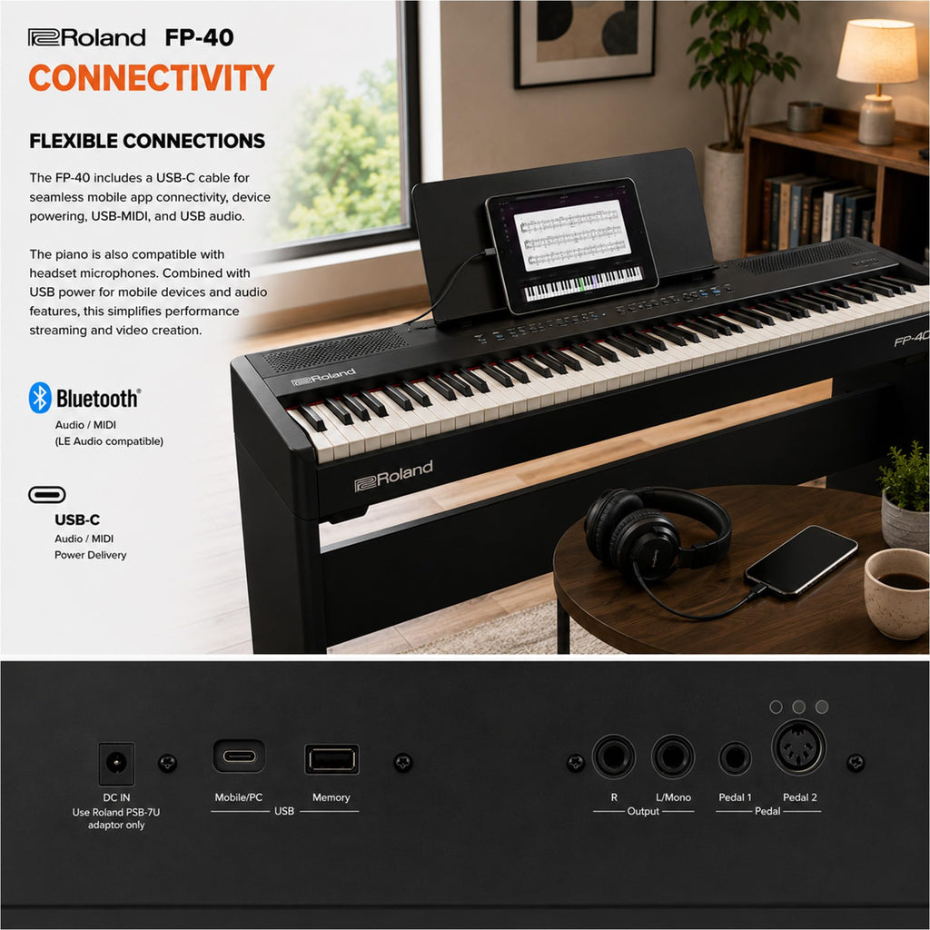 88-Key Digital Piano Black O707