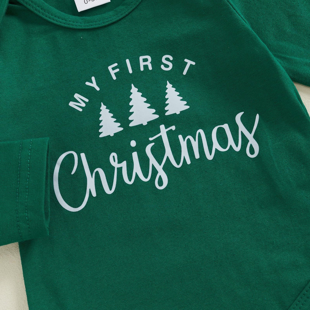 St Patricks Day Baby Boy Outfit Romper Onesie Suspender Pants Set With Beanie Hat Q897709