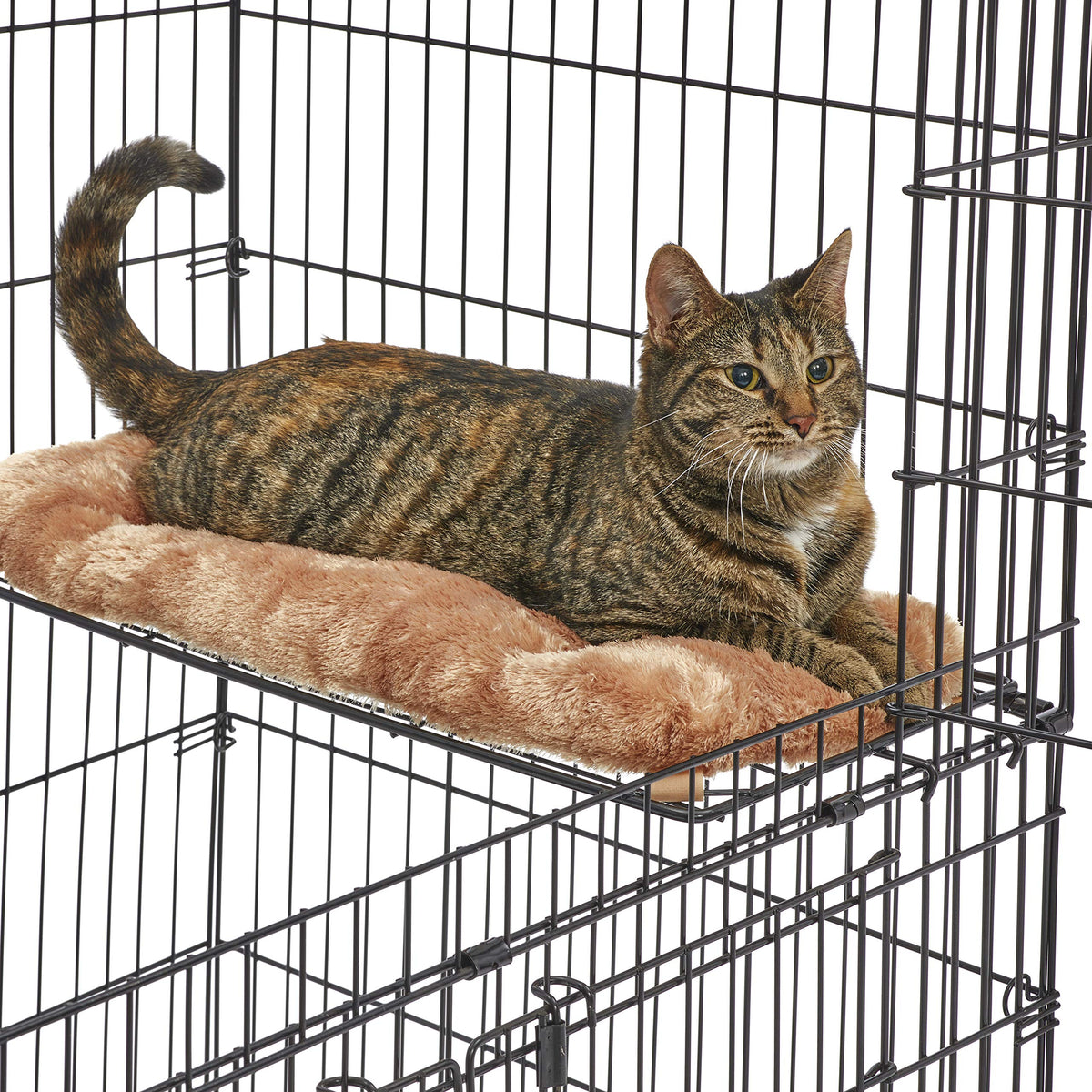 Folding Metal Cat Playpen with 3 Platforms O615