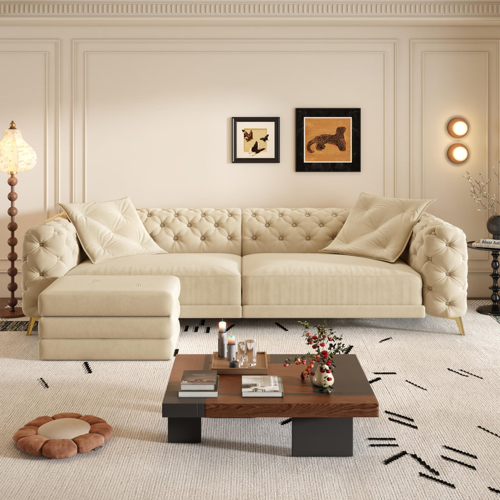 King Size Velvet Sleeper Sofa Bed K48837