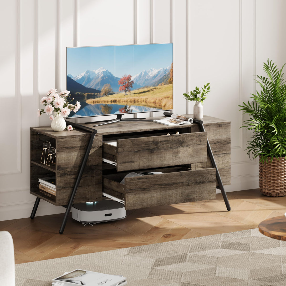 TV Stand with 2 Drawers H257114