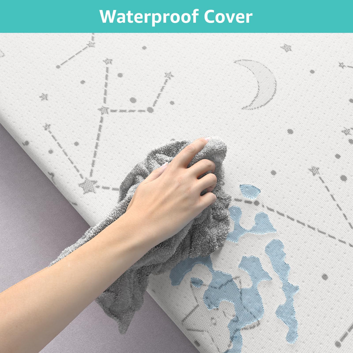 38x26 Waterproof Pack and Play Mattress Pad 2 Pack Z91957